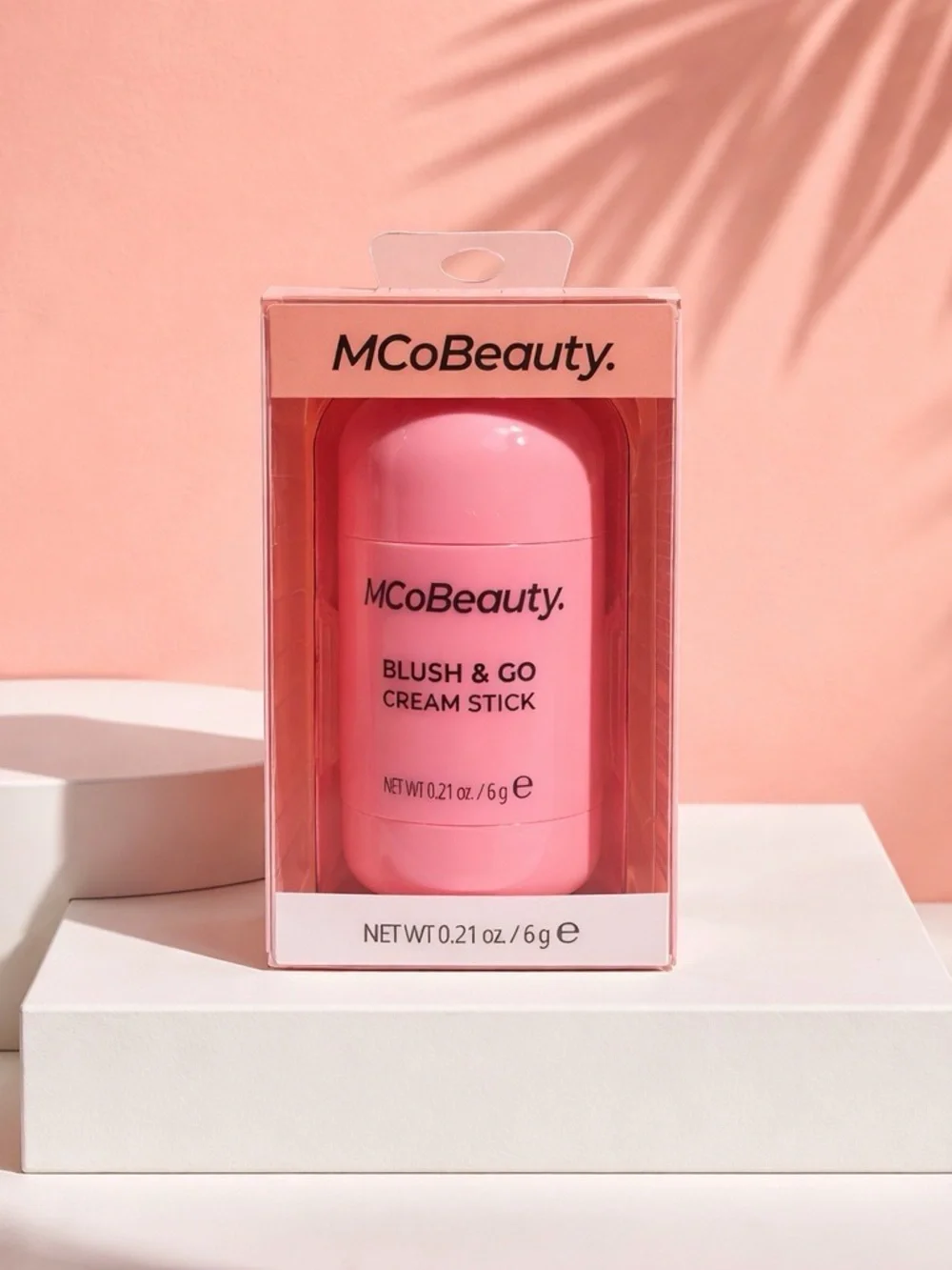 MCoBeauty Blush & Go Cream Stick — Soft Pink
